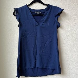 Miss Chievous Navy SS Blouse - Size S